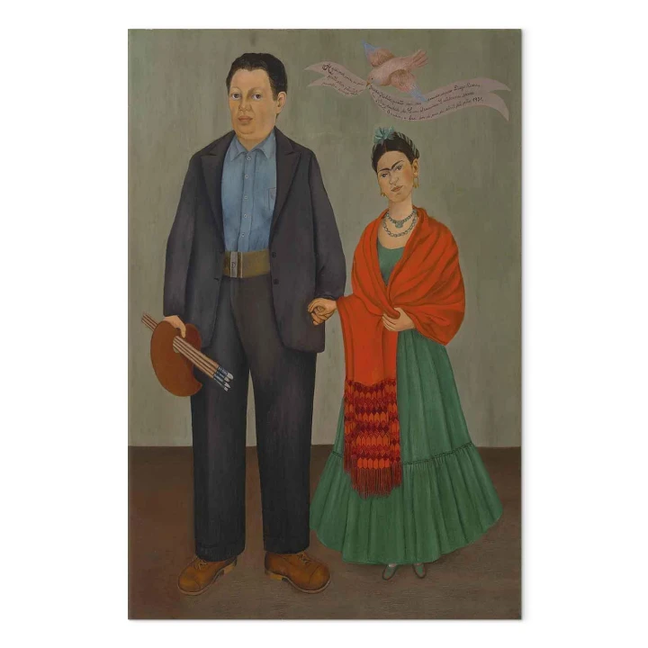 Obraz - Frida Kahlo – Frida i Diego Rivera