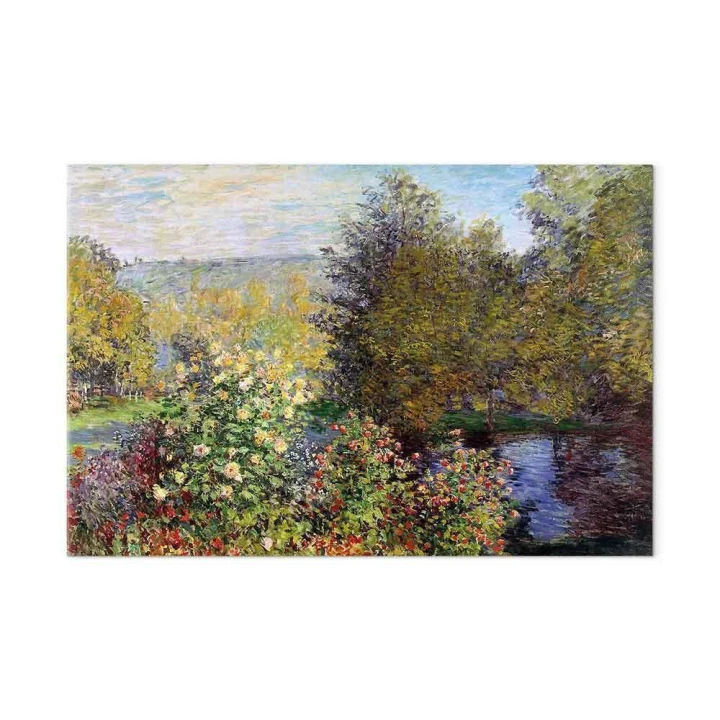 Obraz - Claude Monet – Fragment ogrodu w Montgeron