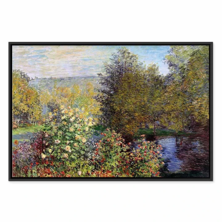 Obraz - Claude Monet – Fragment ogrodu w Montgeron