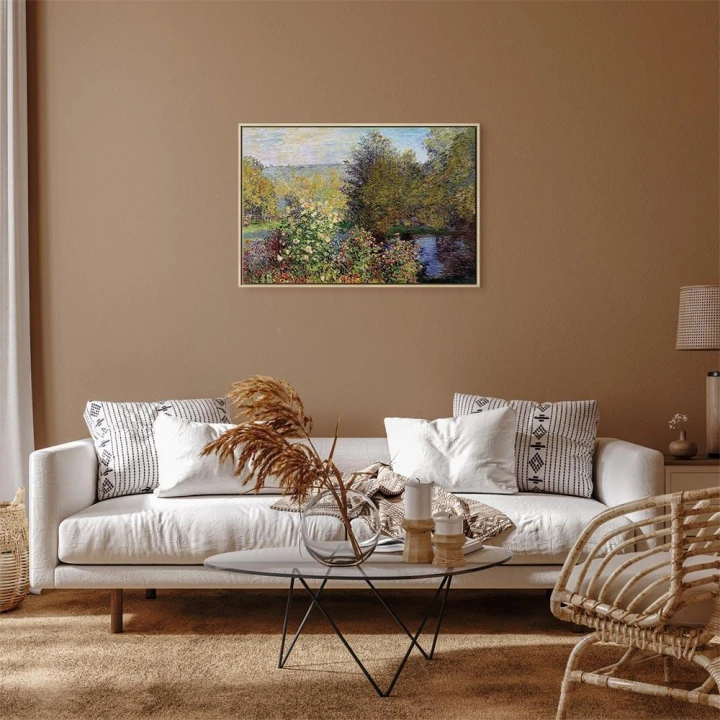 Obraz - Claude Monet – Fragment ogrodu w Montgeron