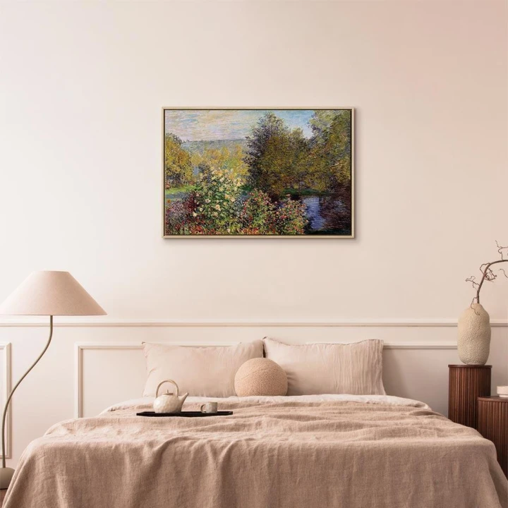 Obraz - Claude Monet – Fragment ogrodu w Montgeron
