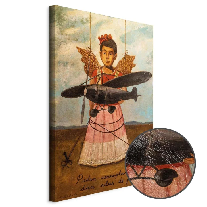 Obraz - Frida Kahlo – Proszą o samoloty, a dają im skrzydła ze słomy
