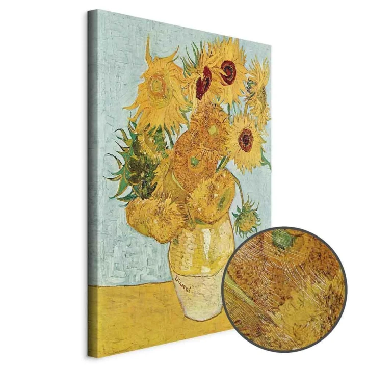 Obraz - Vincent van Gogh – Martwa natura: wazon z dwunastoma słonecznikami