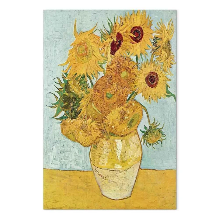 Obraz - Vincent van Gogh – Martwa natura: wazon z dwunastoma słonecznikami