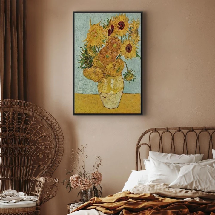 Obraz - Vincent van Gogh – Martwa natura: wazon z dwunastoma słonecznikami
