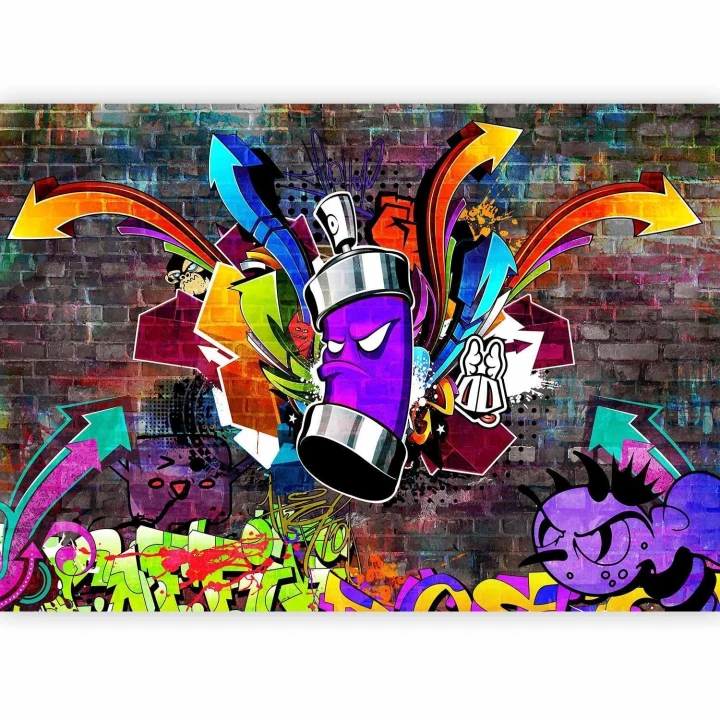 Fototapeta - Graffiti: Kolorowy atak