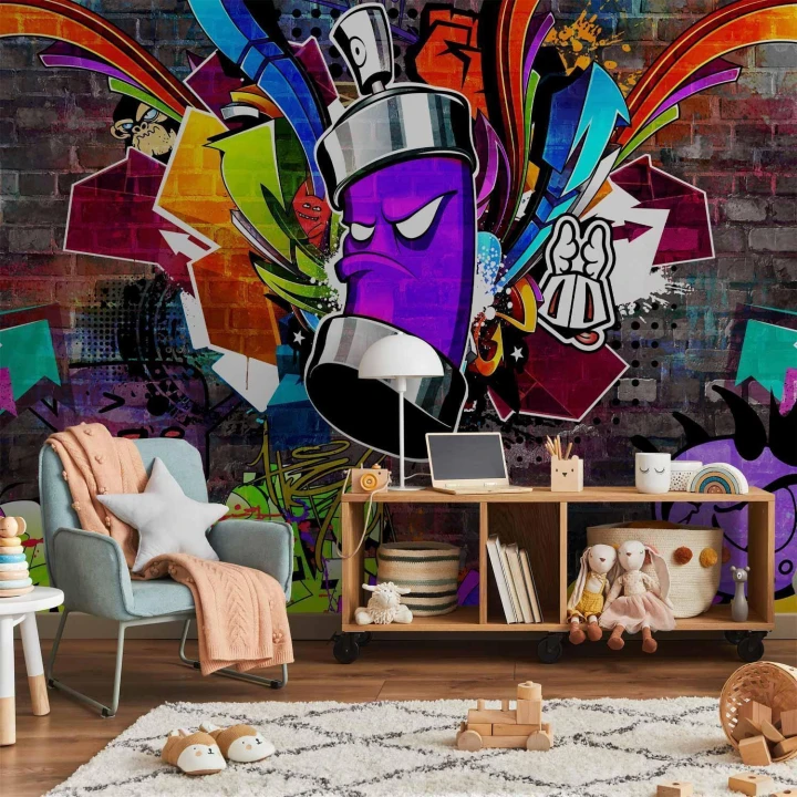 Fototapeta - Graffiti: Kolorowy atak