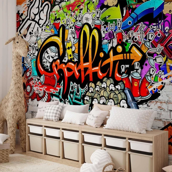 Fototapeta - Kolorowe graffiti
