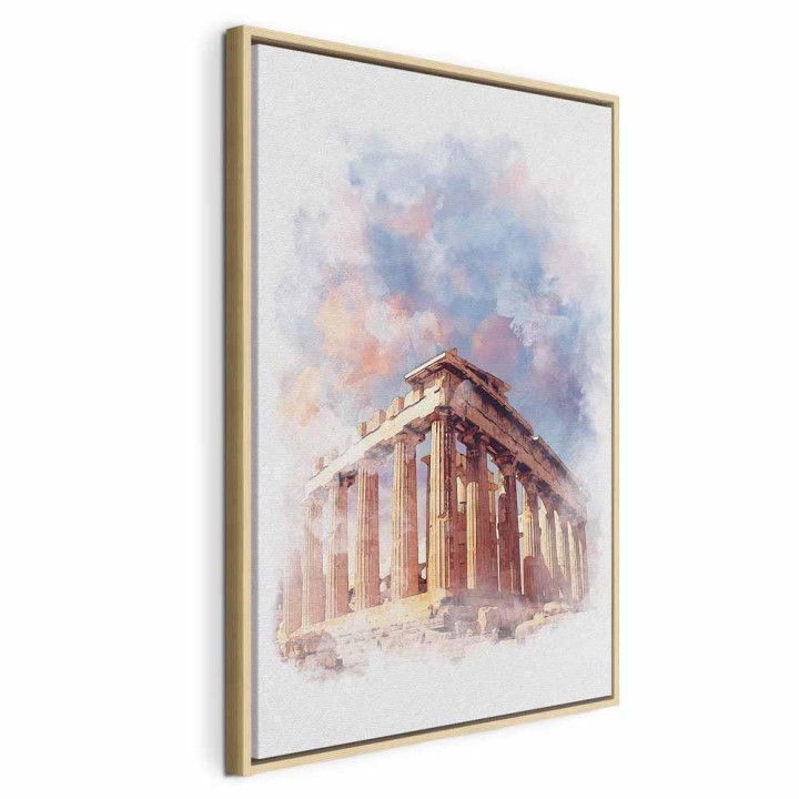 Obraz - Malowany Partenon (1-częściowy) pionowy