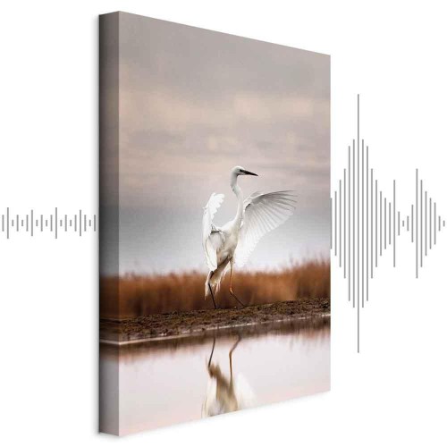 Obraz - Jesień nad jeziorem (1-częściowy) pionowy