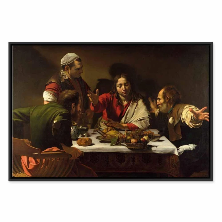 Obraz - Caravaggio – Wieczerza w Emaus