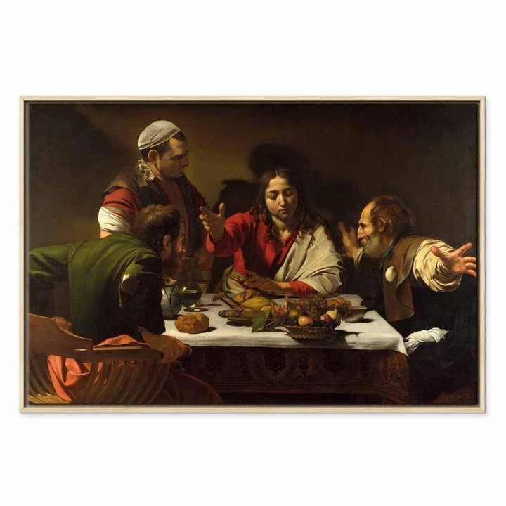 Obraz - Caravaggio – Wieczerza w Emaus