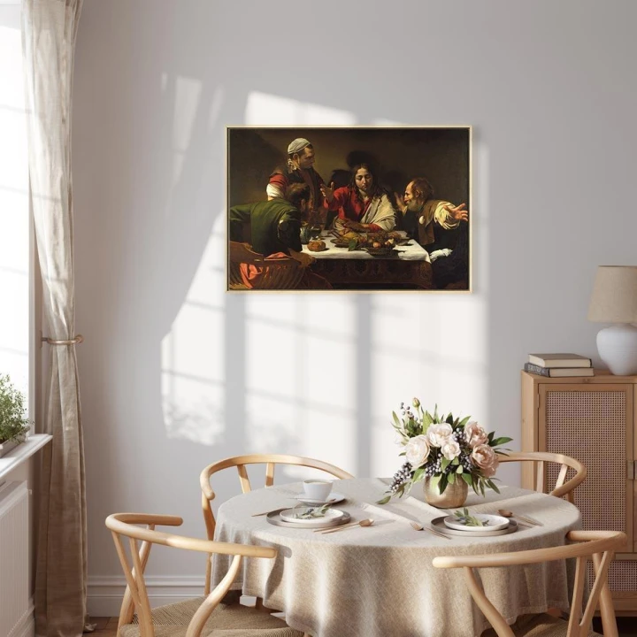 Obraz - Caravaggio – Wieczerza w Emaus