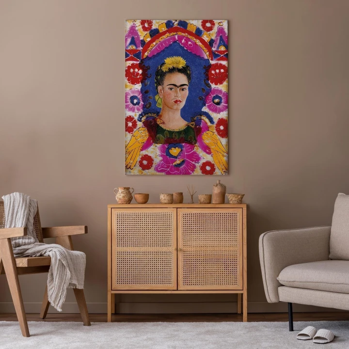 Obraz - Frida Kahlo – Rama (Autoportret)