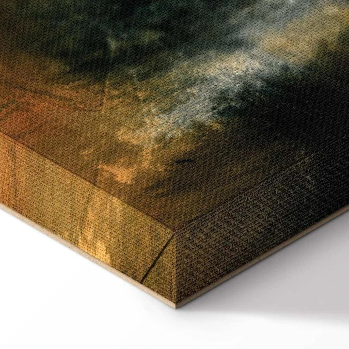 Obraz - Dostojne świerki (1-częściowy) szeroki