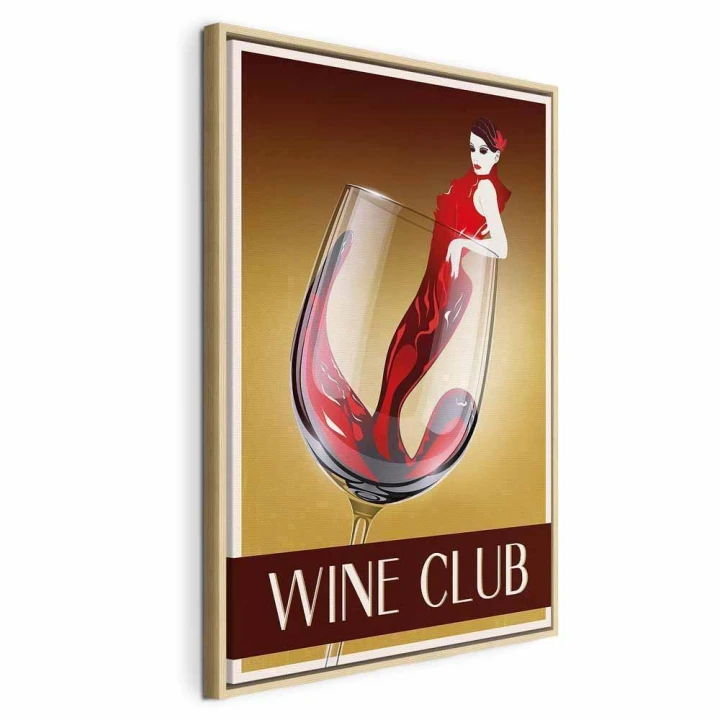 Obraz - Wine Club (1-częściowy) pionowy