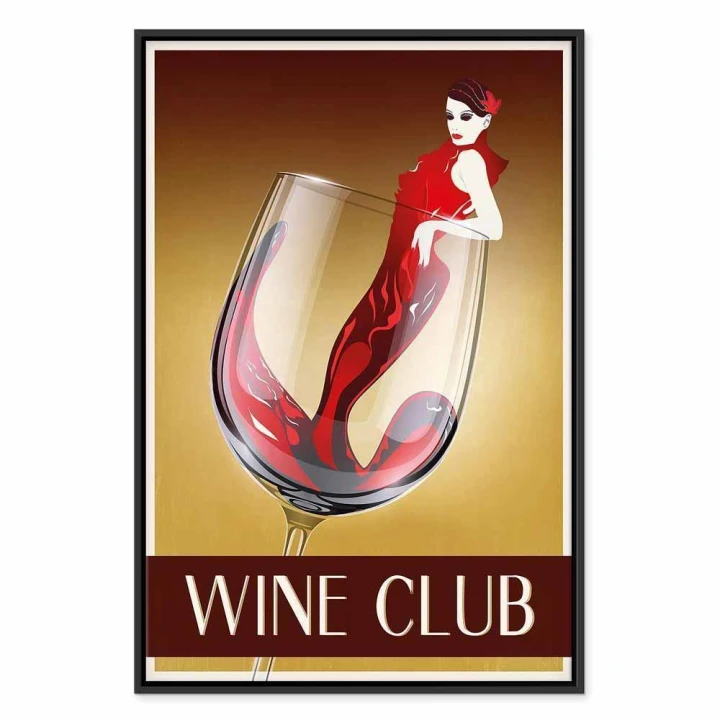 Obraz - Wine Club (1-częściowy) pionowy