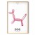 Plakat - Holo-Dog - Kolorowy pies w stylu retro