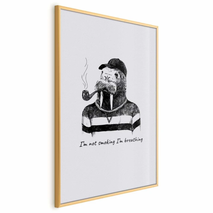 Plakat - I'm not smoking I'm breathing