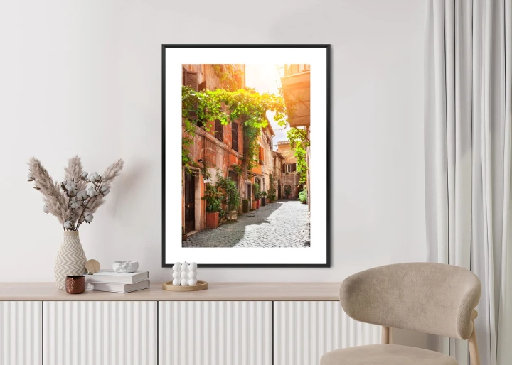 Plakat Klimatyczna Uliczka W Trastevere