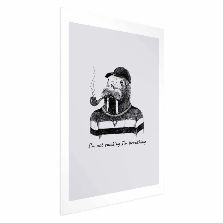 Plakat - I'm not smoking I'm breathing