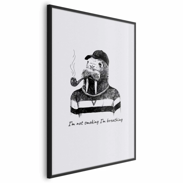 Plakat - I'm not smoking I'm breathing