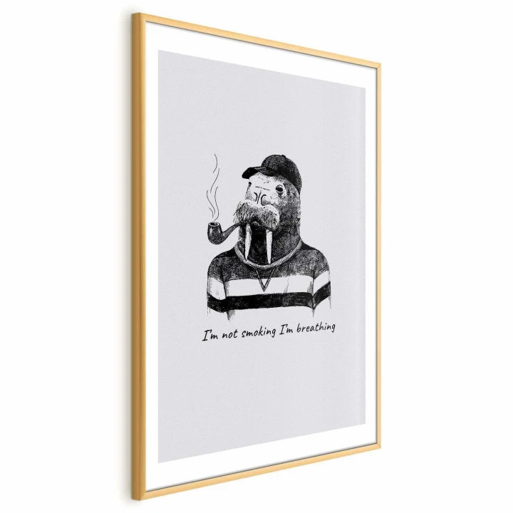 Plakat - I'm not smoking I'm breathing