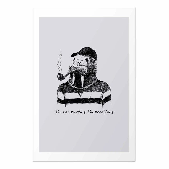 Plakat - I'm not smoking I'm breathing