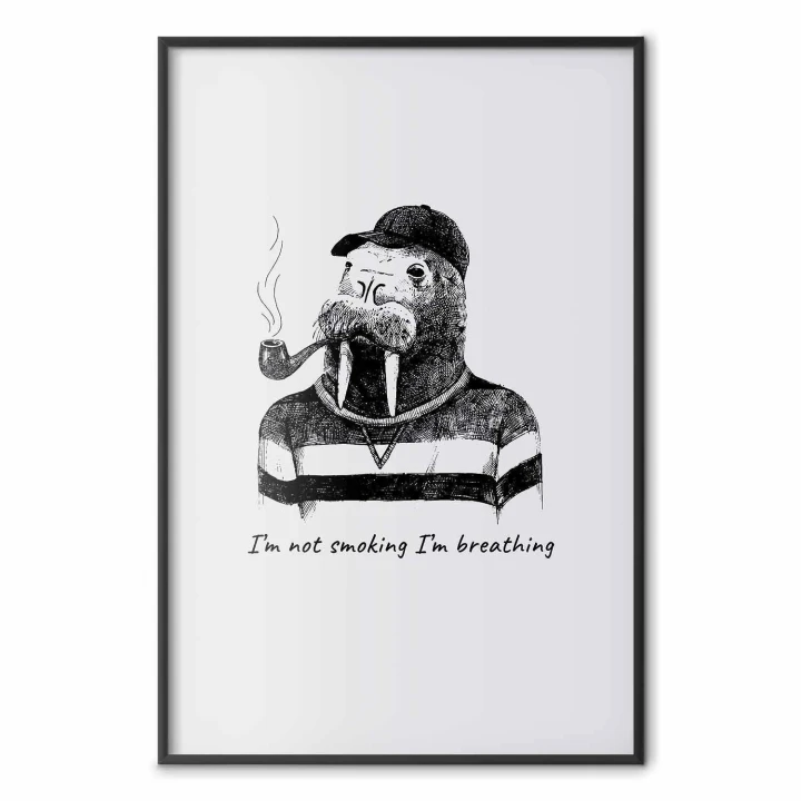 Plakat - I'm not smoking I'm breathing