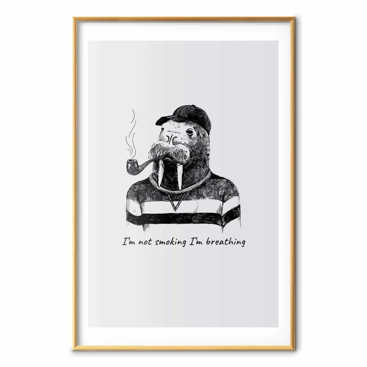 Plakat - I'm not smoking I'm breathing