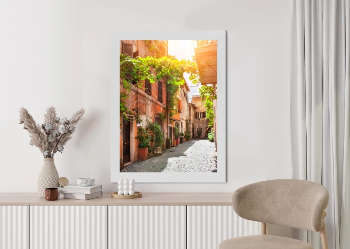 Plakat Klimatyczna Uliczka W Trastevere