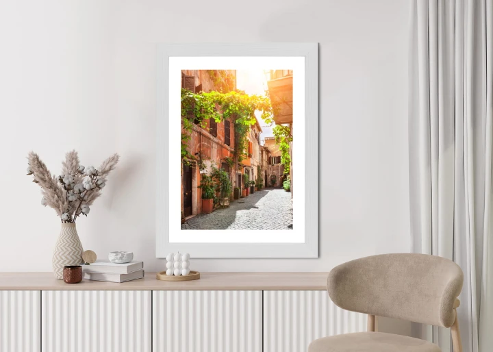 Plakat Klimatyczna Uliczka W Trastevere