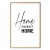 Plakat - Black and White: Home Sweet Home