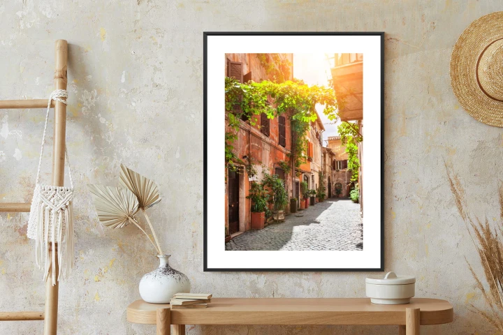 Plakat Klimatyczna Uliczka W Trastevere