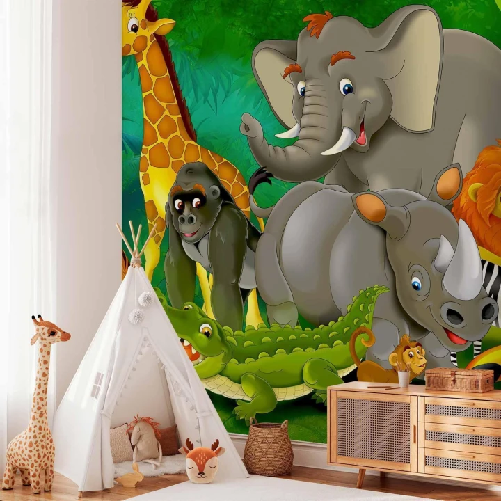Fototapeta - Kolorowe safari