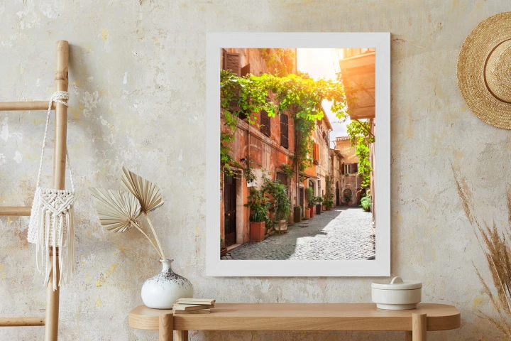 Plakat Klimatyczna Uliczka W Trastevere