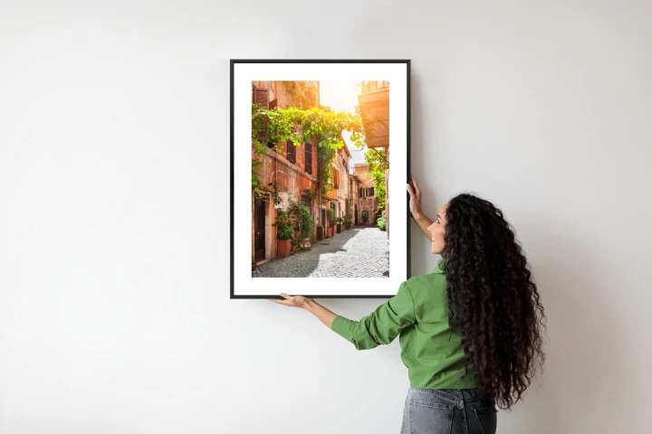 Plakat Klimatyczna Uliczka W Trastevere