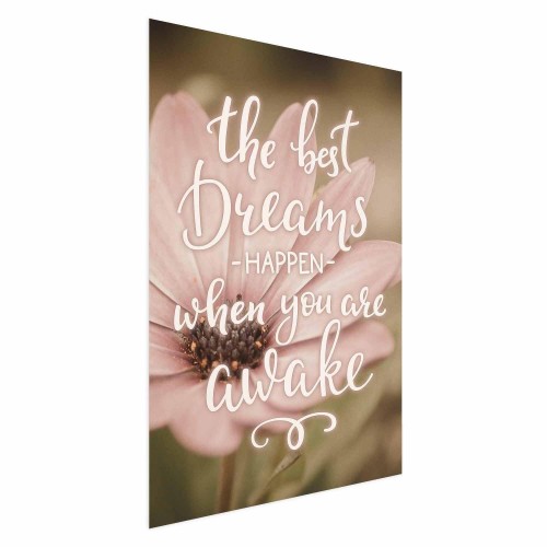 Plakat - The best dreams happen when you are awake