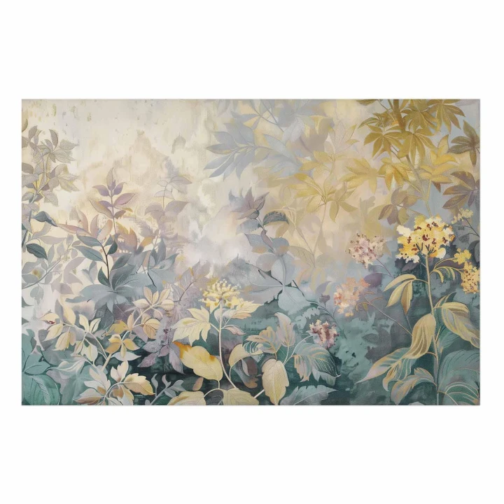 Plakat - Gobelinowy wzór w kolorowe kwiaty