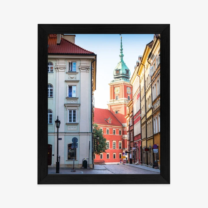 Plakat Warszawa Stare Miasto Architektura