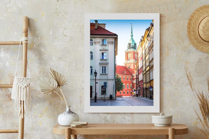 Plakat Warszawa Stare Miasto Architektura