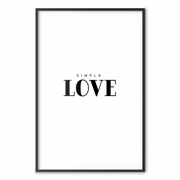 Plakat - Simple Love
