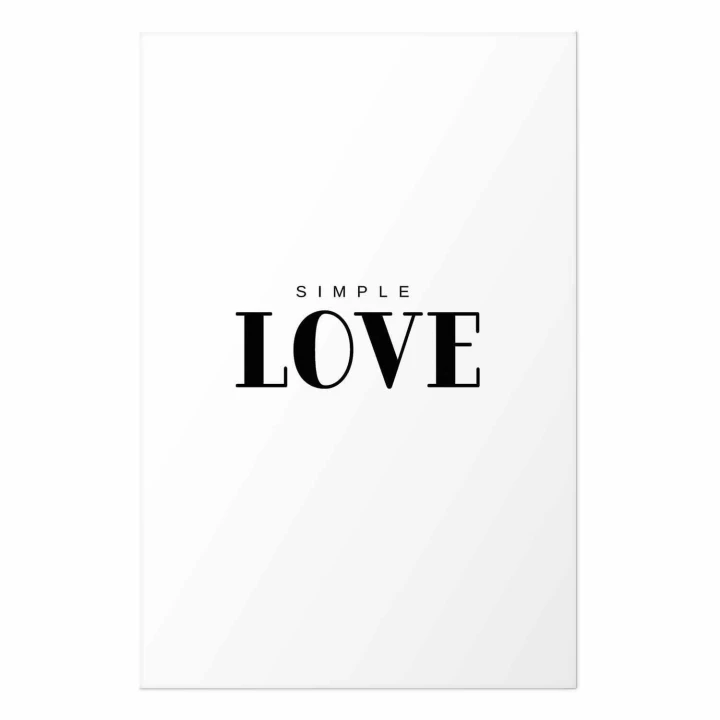 Plakat - Simple Love
