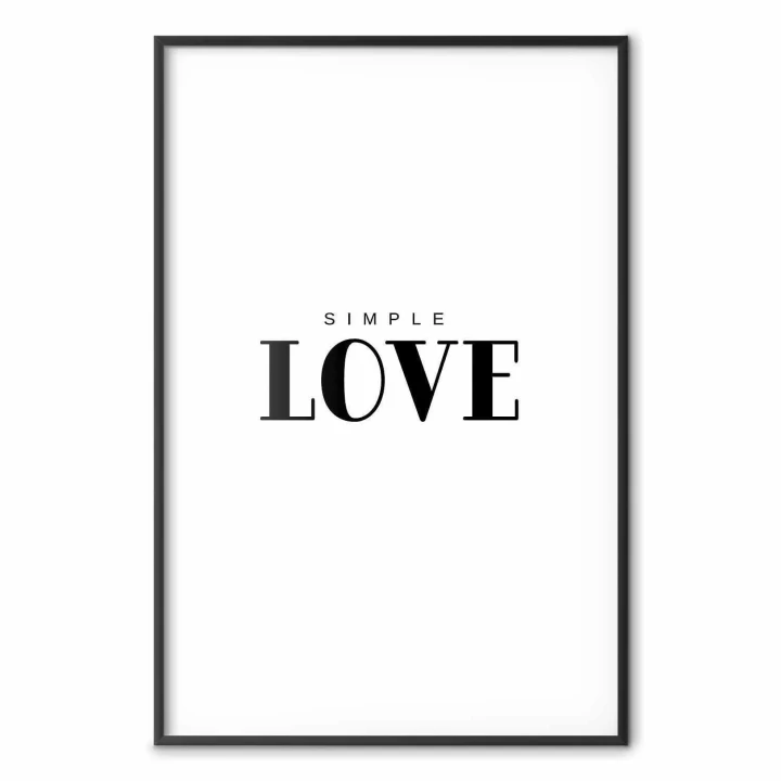 Plakat - Simple Love
