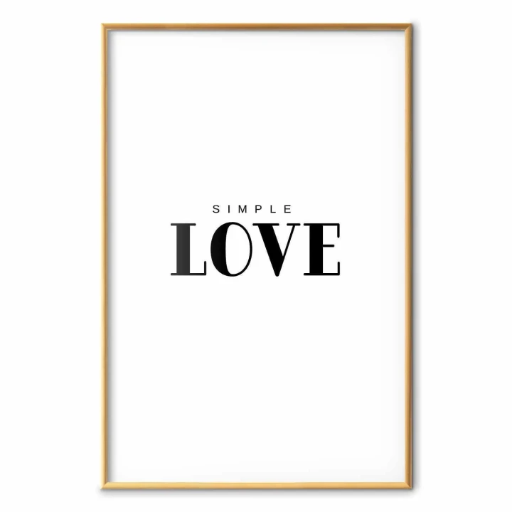 Plakat - Simple Love