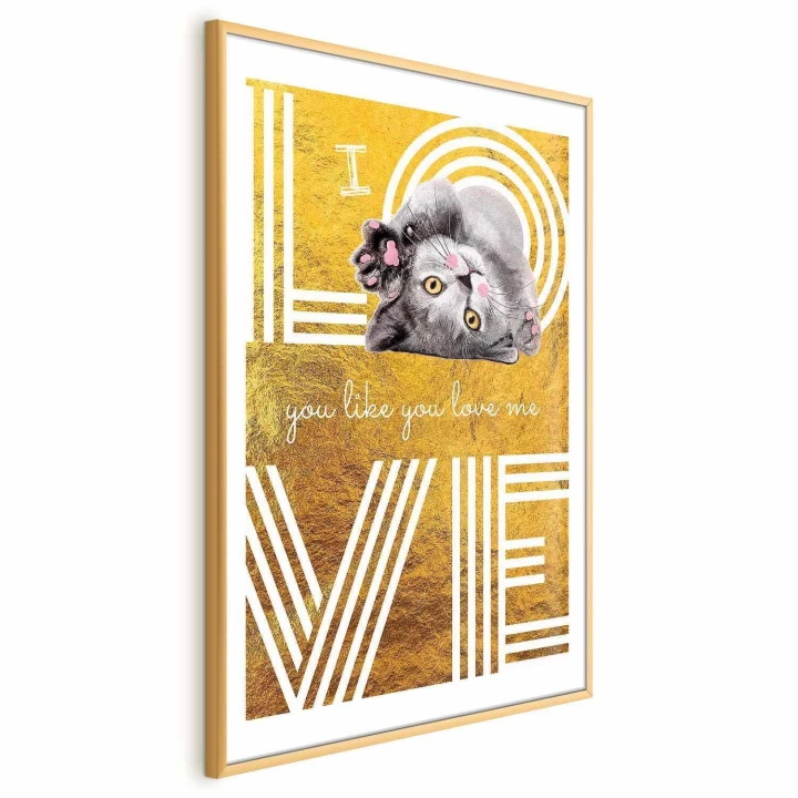 Plakat - I Love You like You Love Me