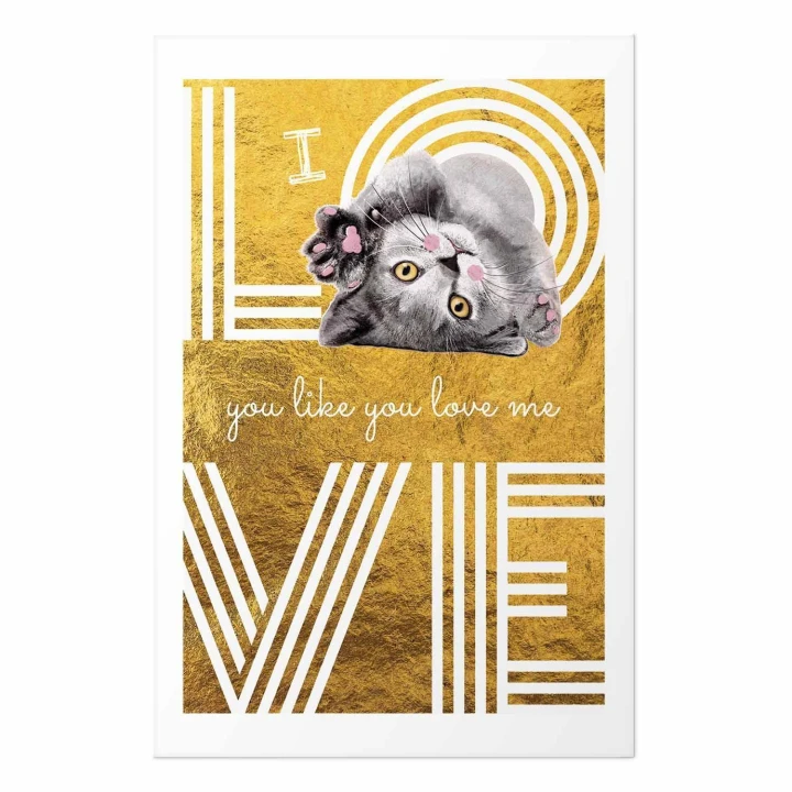 Plakat - I Love You like You Love Me