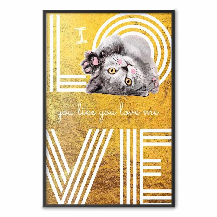 Plakat - I Love You like You Love Me