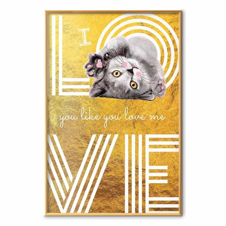 Plakat - I Love You like You Love Me