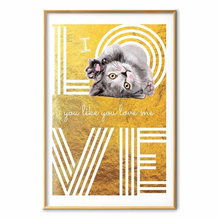 Plakat - I Love You like You Love Me